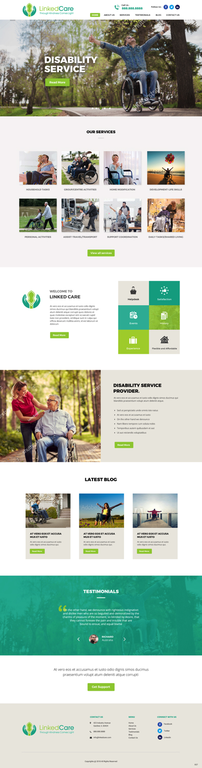 Web-Design von pb für LinkedCare | Design #19245946