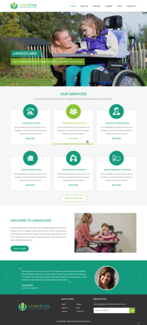 Web Design by pb for LinkedCare | Design: #19255505
