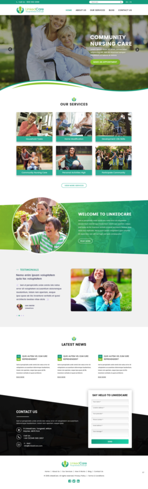 Web Design by pb for LinkedCare | Design: #19277198