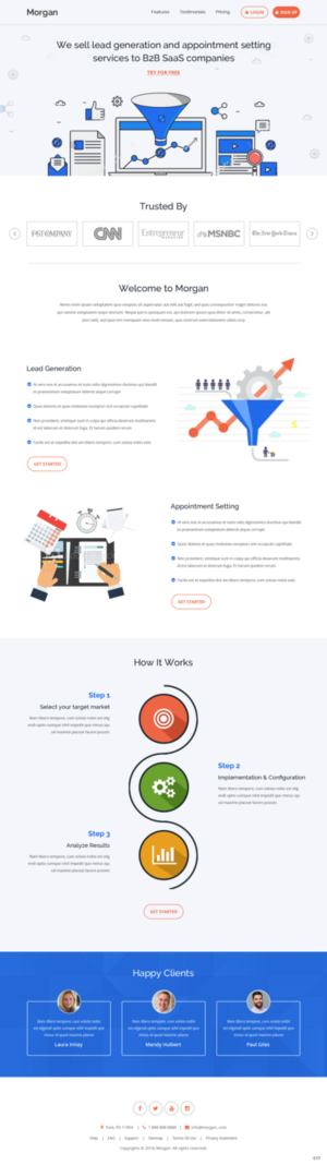 Diseño Web por pb para Morgan Williams Freelance | Diseño: #19245977
