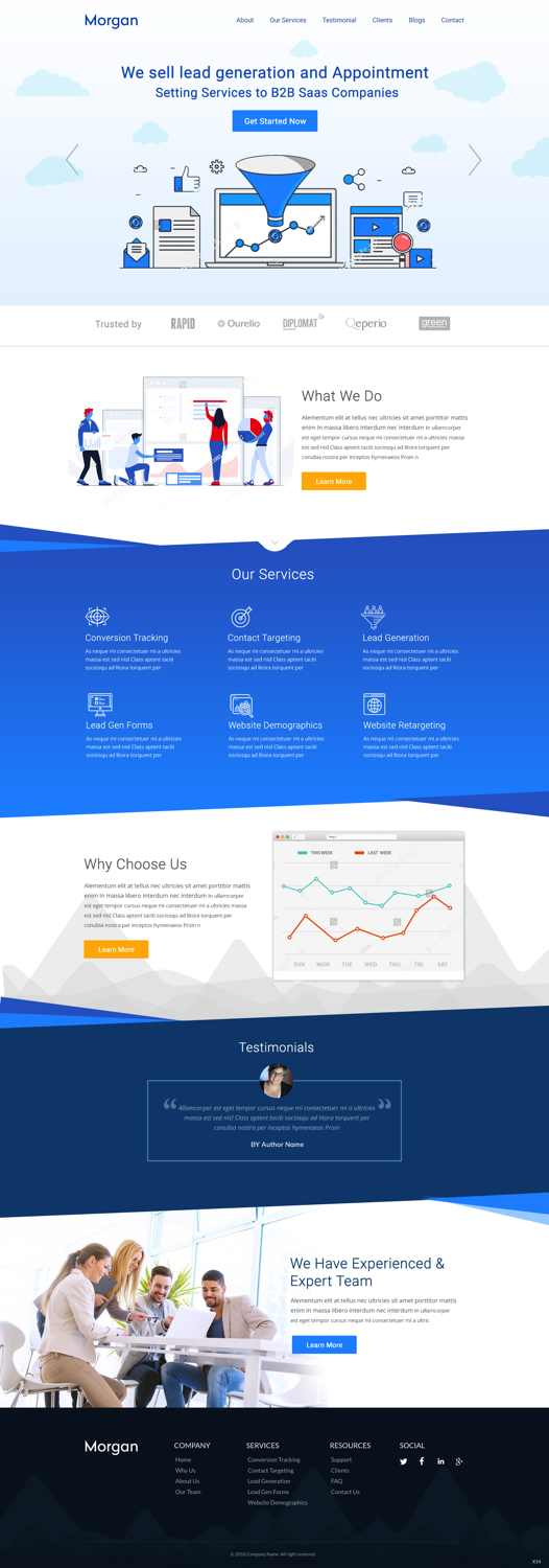 Diseño Web por pb para Morgan Williams Freelance | Diseño #19245984