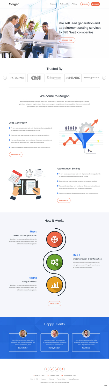 Diseño Web por pb para Morgan Williams Freelance | Diseño #19255509