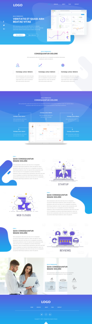 Diseño Web por Nuepine Designs para Morgan Williams Freelance | Diseño #19276670