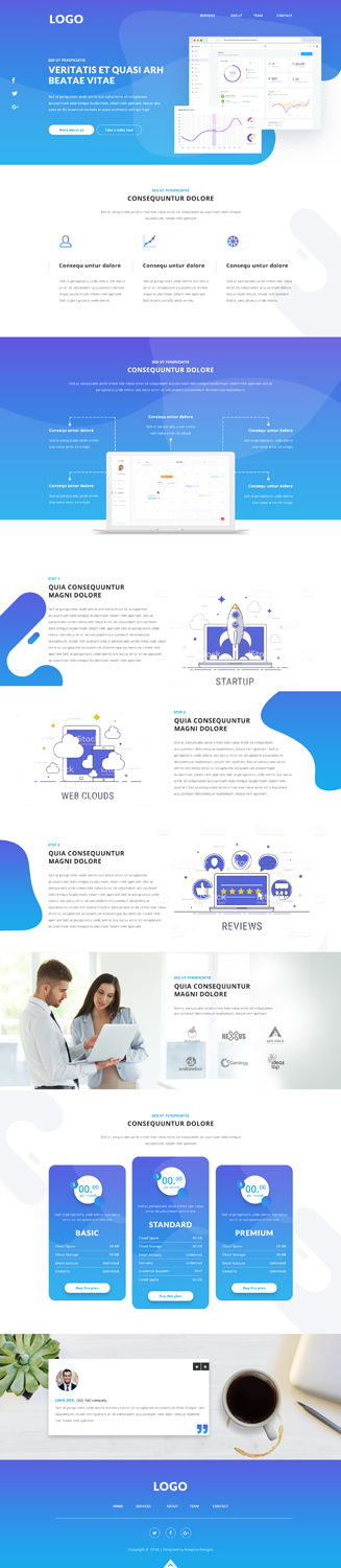 Web Design by Nuepine Designs for Morgan Williams Freelance | Design #19287954