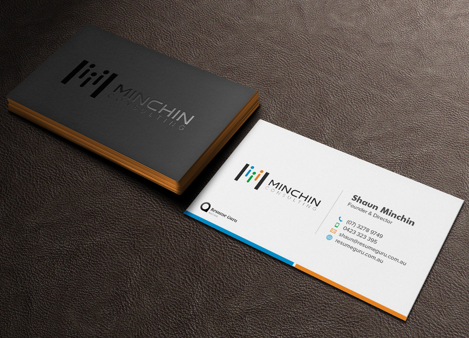 Business Card Design by Tilt for Resume Guru Australia | Design #19284227