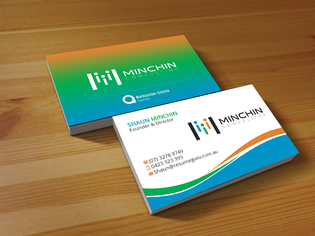 Business Card Design by Creations Box 2015 for Resume Guru Australia | Design #19283811