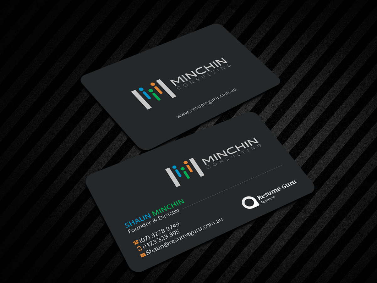 Business Card Design by Creations Box 2015 for Resume Guru Australia | Design #19306360