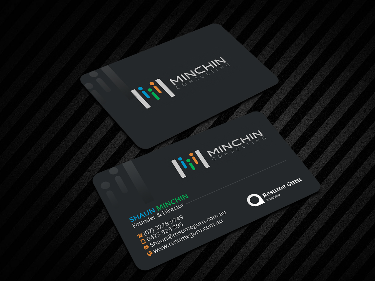 Business Card Design by Creations Box 2015 for Resume Guru Australia | Design #19352332