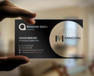 Visitenkarten-Design von chandrayaan.creative für Resume Guru Australia | Design: #19284701