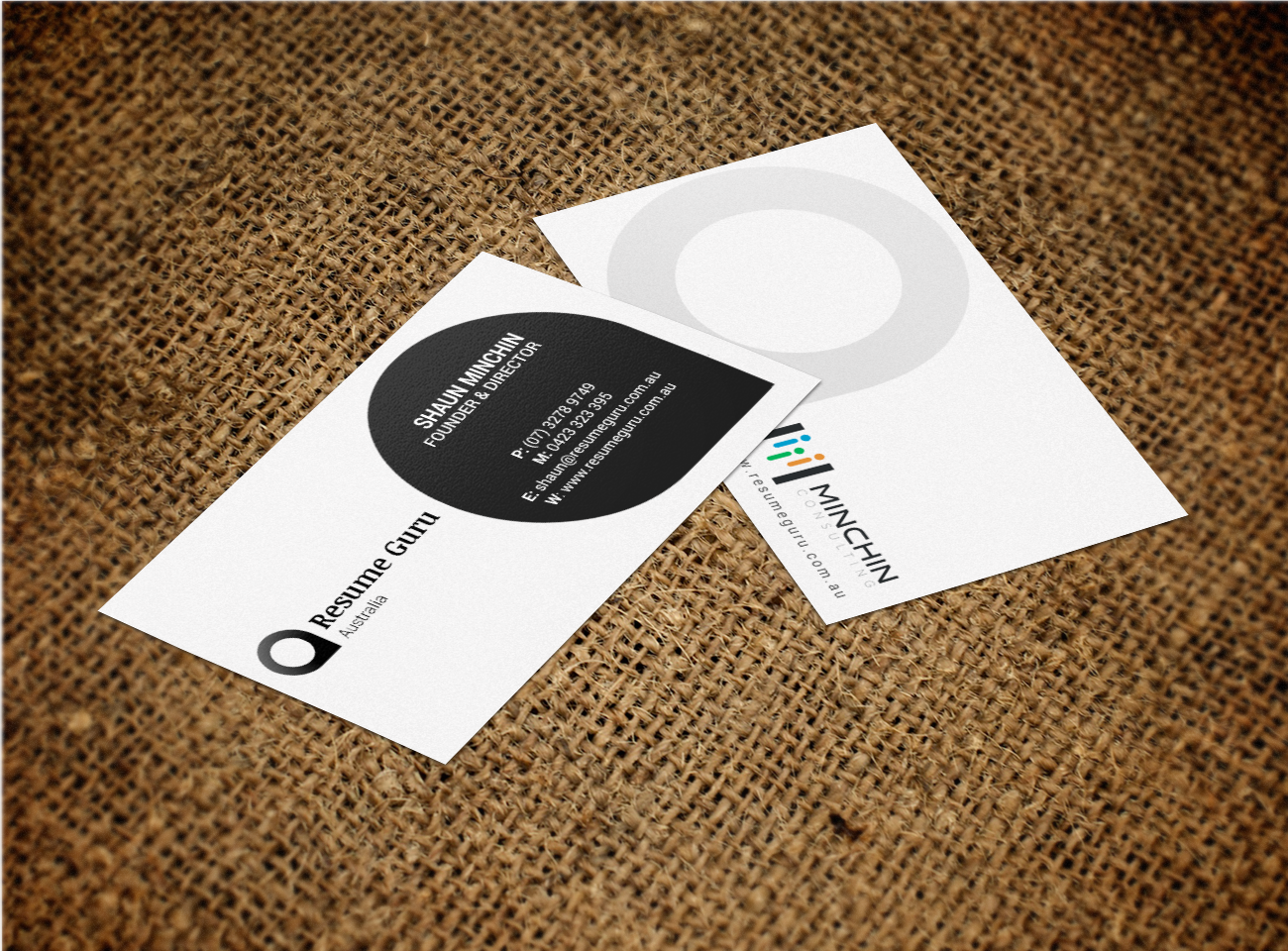 Business Card Design by chandrayaan.creative for Resume Guru Australia | Design #19284711