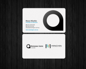 Business Card Design by chandrayaan.creative for Resume Guru Australia | Design: #19284721