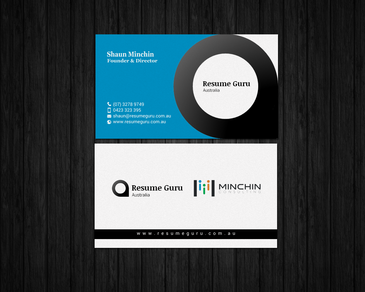 Business Card Design by chandrayaan.creative for Resume Guru Australia | Design #19284725