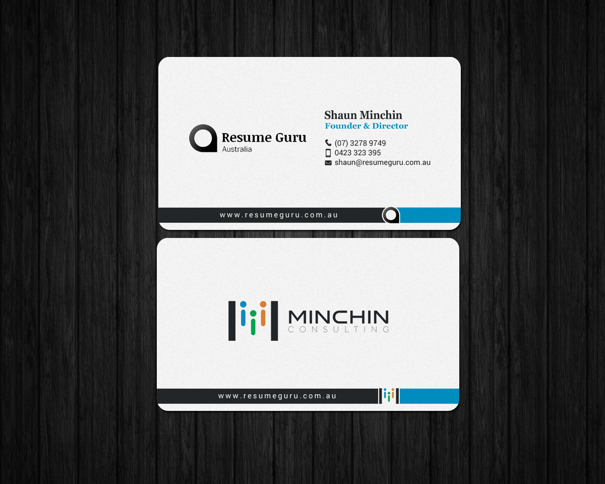 Business Card Design by chandrayaan.creative for Resume Guru Australia | Design #19284734