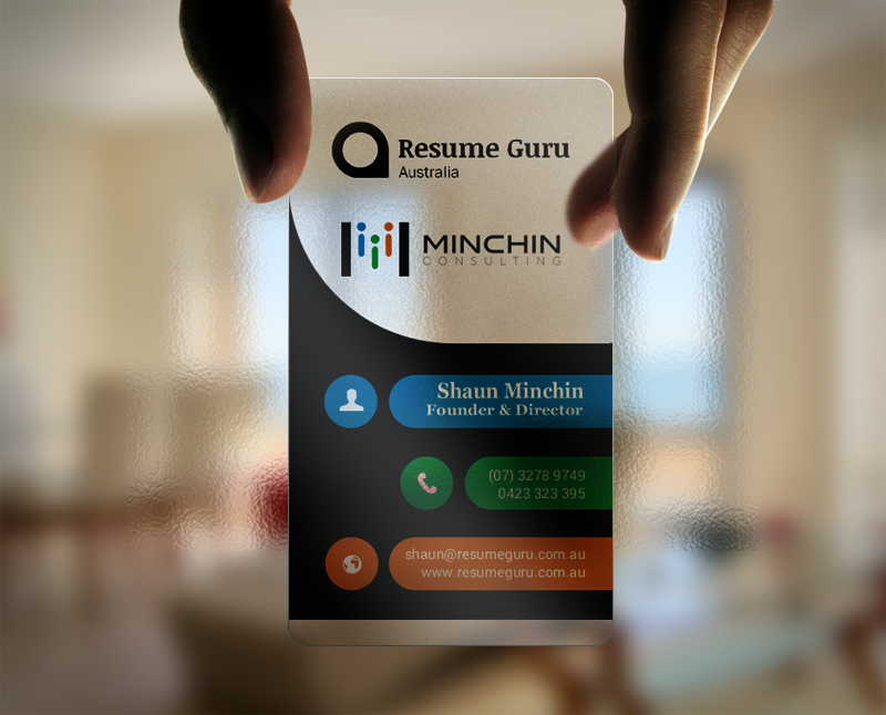 Business Card Design by chandrayaan.creative for Resume Guru Australia | Design #19290666