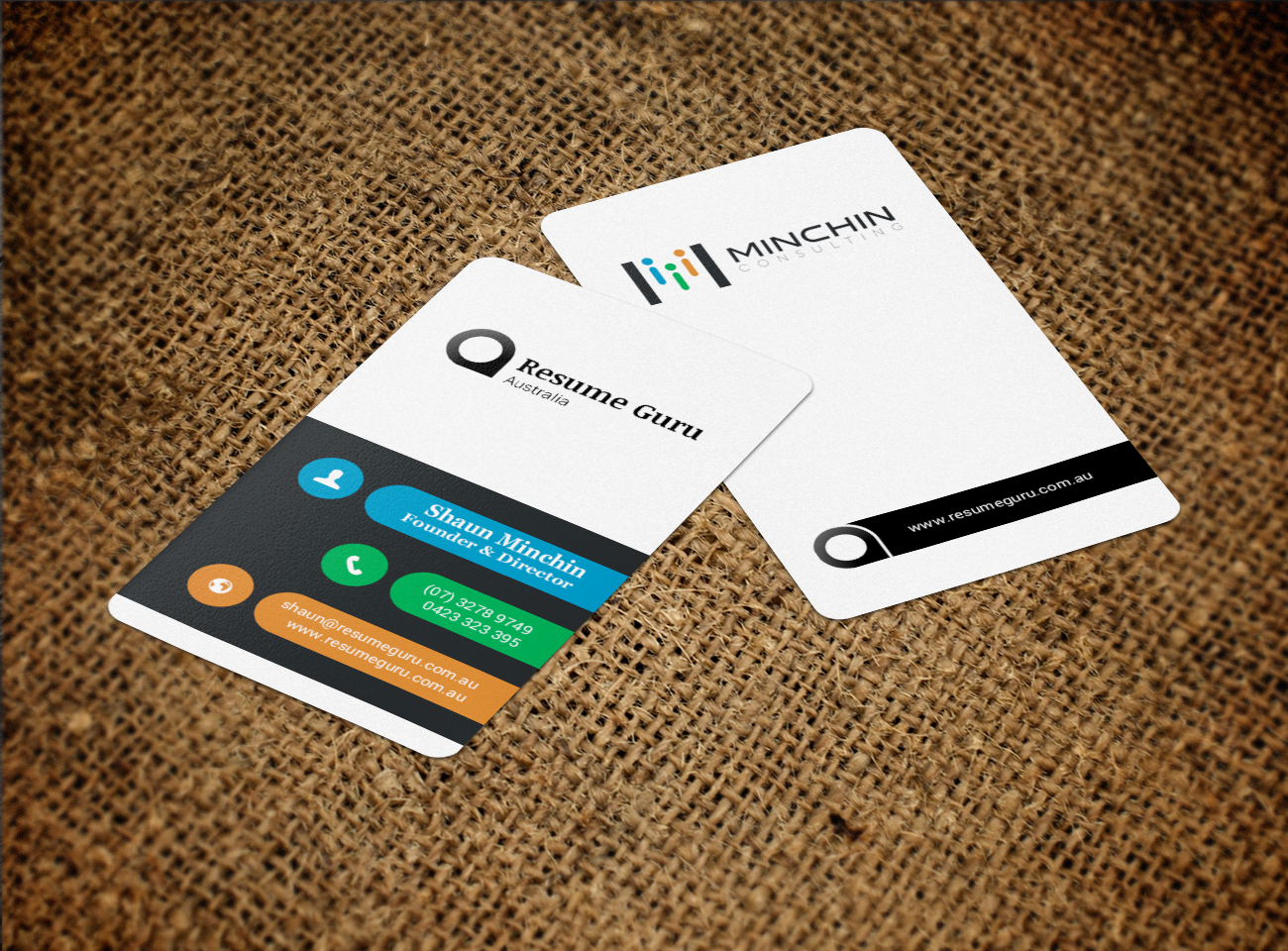Visitenkarten-Design von chandrayaan.creative für Resume Guru Australia | Design #19290668
