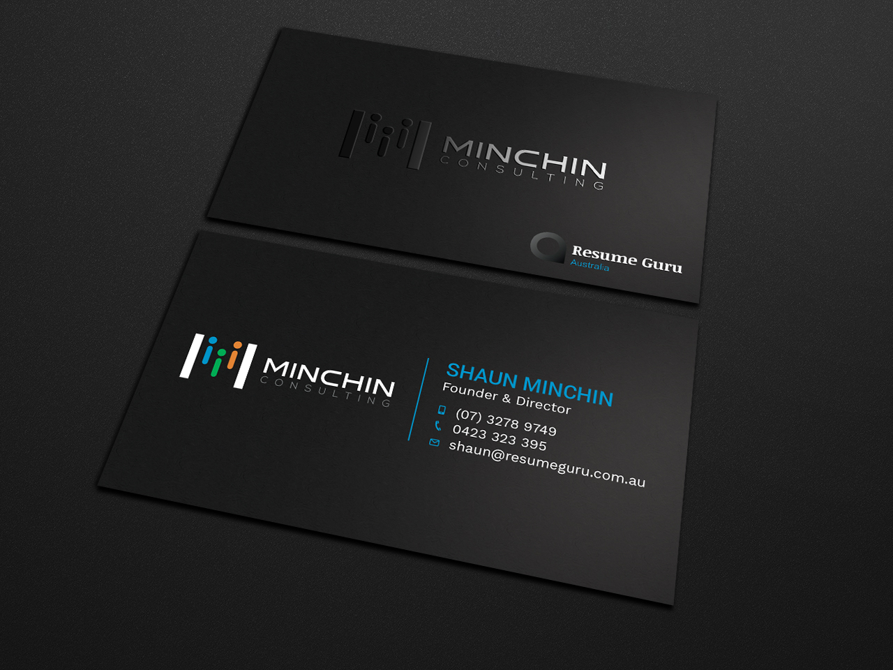 Business Card Design by Tripti Ranjan Gain for Resume Guru Australia | Design #19284805