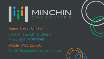 Business Card Design by ArtisticDesigns for Resume Guru Australia | Design #19287391