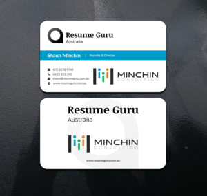 Business Card Design by Helal 3 for Resume Guru Australia | Design: #19338144