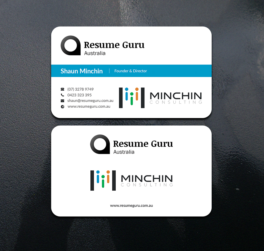 Business Card Design by Helal 3 for Resume Guru Australia | Design #19338145