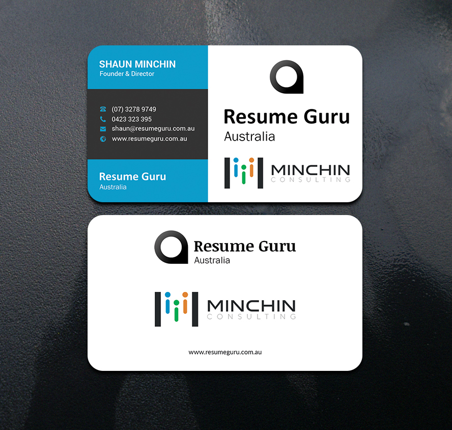 Business Card Design by Helal 3 for Resume Guru Australia | Design #19338149