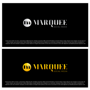 Marquee Social Media  | Logo Design by WILD FOX Desing Studio