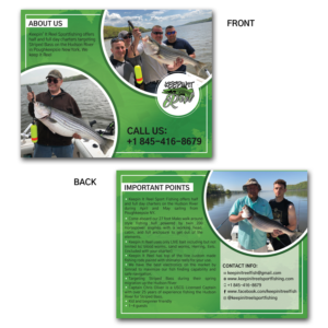 Postcard Design by CreativeSpace18 for Keepin it reel sportfishing | Design #19274472