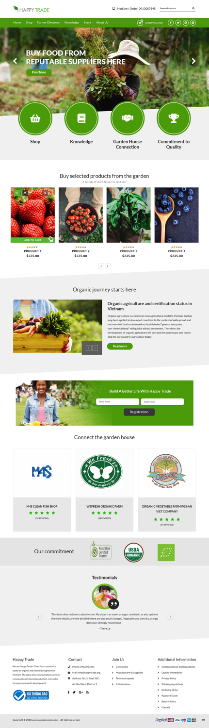 Diseño Web por pb para Happy Trade | Diseño #19255561