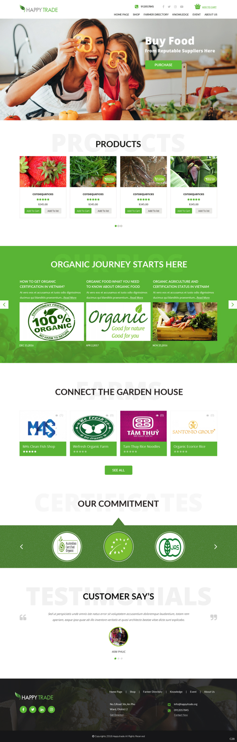 Diseño Web por pb para Happy Trade | Diseño #19255562