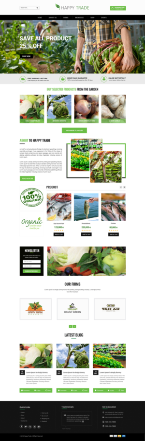 Diseño Web por Dream Logo Design para Happy Trade | Diseño: #19256325