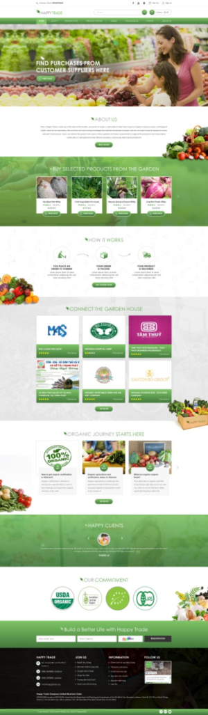 Redesign key parts of organic food ecommerce website | Web Design by Reimagine
