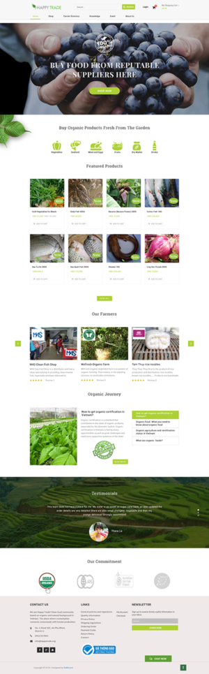 Diseño Web por Da Miracle para Happy Trade | Diseño: #19283758