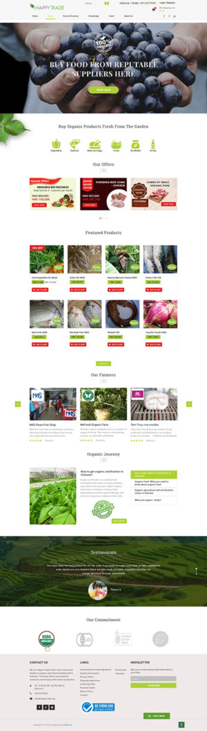 Diseño Web por Da Miracle para Happy Trade | Diseño: #19309231
