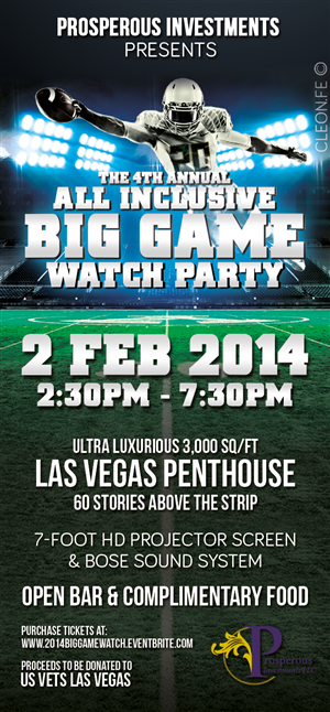 watch party flyer