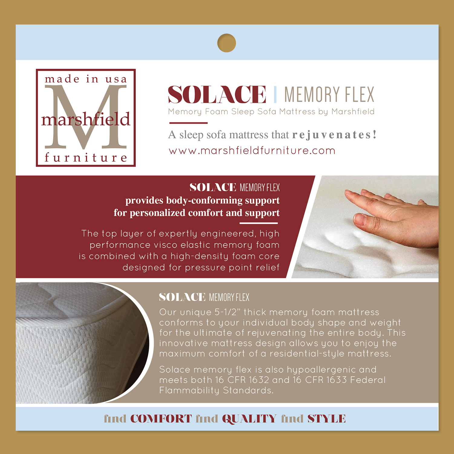 Brochure Design by workshekhar755 for Marshfield Furniture | Design #19274505