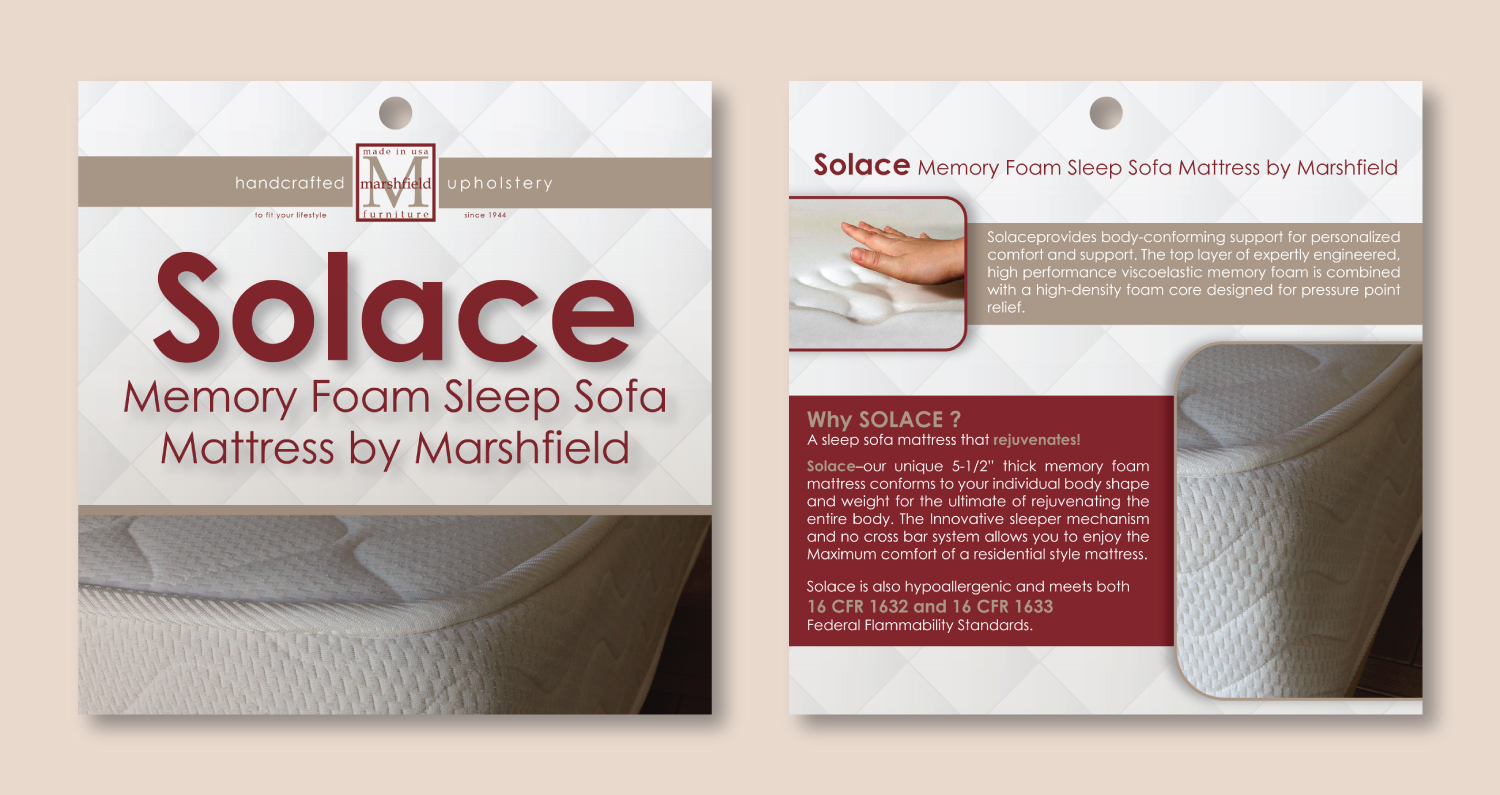 Brochure Design by Dexter Solutions for Marshfield Furniture | Design #19275764