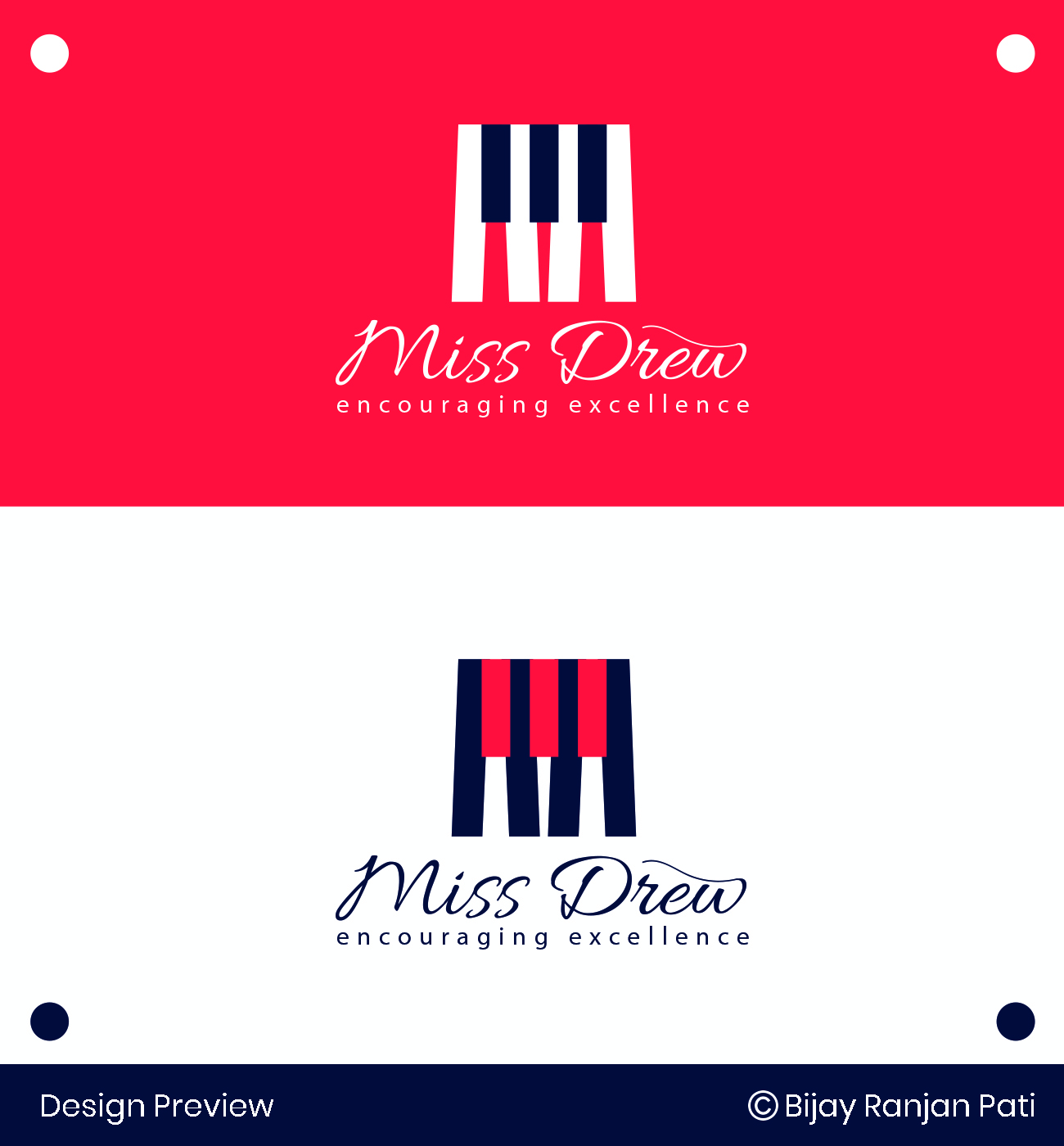 Logo Design by Bijay Ranjan Pati for Miss Drew | Design #19252705