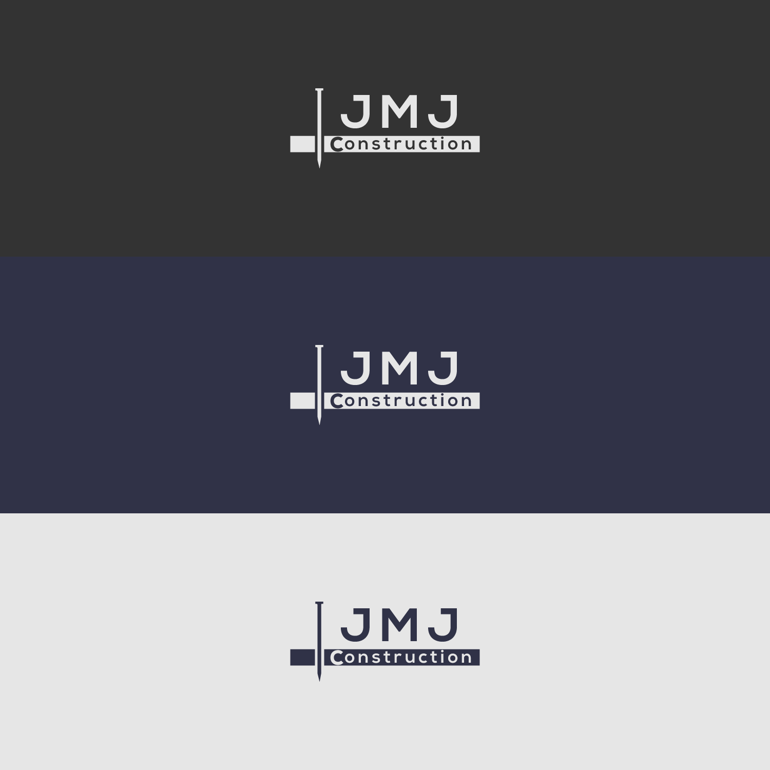 Logo Design by Parthurnax for JMJ Construction | Design #19320986