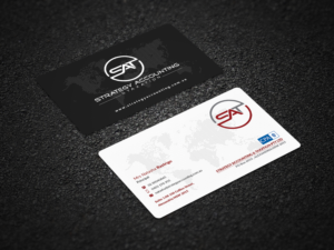 Business Card Design by Pointless Pixels India for STRATEGY ACCOUNTING & TAXATION  | Design: #19250700
