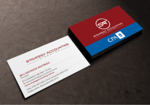 Business Card Design by Creations Box 2015 for STRATEGY ACCOUNTING & TAXATION  | Design: #19255951