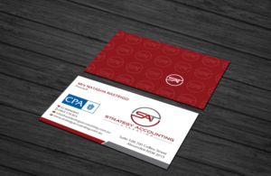 Business Card Design by Creations Box 2015 for STRATEGY ACCOUNTING & TAXATION  | Design: #19255961