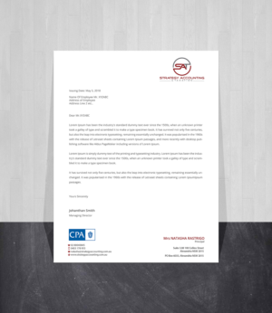 Business Card Design by Creations Box 2015 for STRATEGY ACCOUNTING & TAXATION  | Design: #19265004