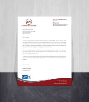 Business Card Design by Creations Box 2015 for STRATEGY ACCOUNTING & TAXATION  | Design: #19265005