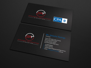 Business Card Design by Tripti Ranjan Gain for STRATEGY ACCOUNTING & TAXATION  | Design: #19251983
