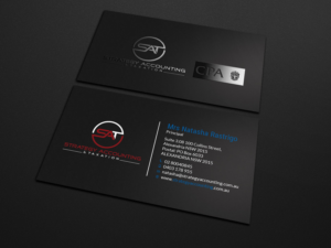 Business Card Design by Tripti Ranjan Gain for STRATEGY ACCOUNTING & TAXATION  | Design: #19251986