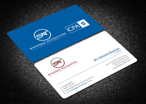 Business Card Design by Tripti Ranjan Gain for STRATEGY ACCOUNTING & TAXATION  | Design: #19252009