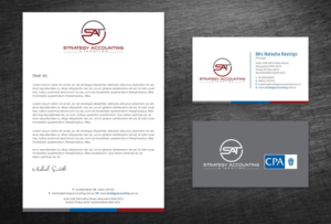 Business Card Design by Tripti Ranjan Gain for STRATEGY ACCOUNTING & TAXATION  | Design: #19252833