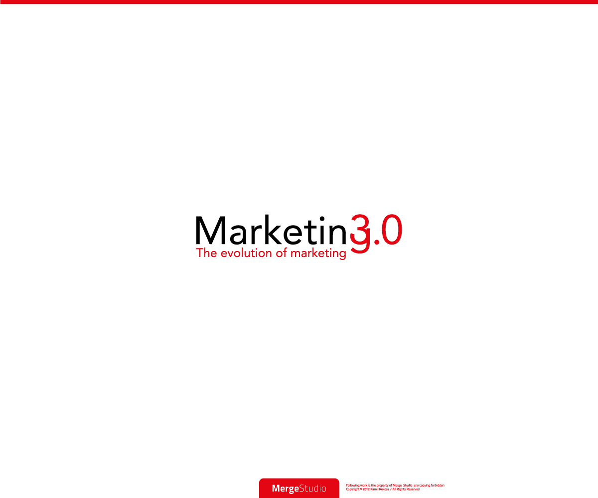 Diseño de Logo por MergeStudio para Marketing 3.0 | Diseño #2871162