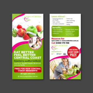 EAT BETTER FEEL BETTER | Flyer Design by aspiremedia