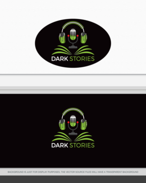 Dark Stories Audiobook & Podcast Logo | Design de Logo par AD-X