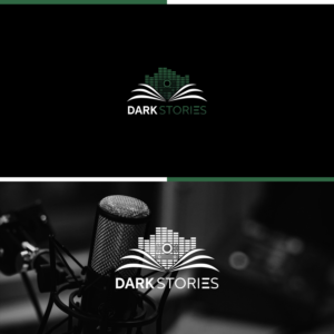 Dark Stories Audiobook & Podcast Logo | Logo Design by TTK